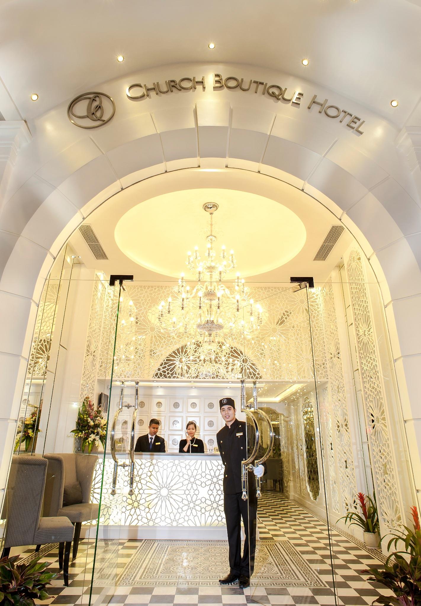 Minerva Church Hotel Hanoi Exteriör bild